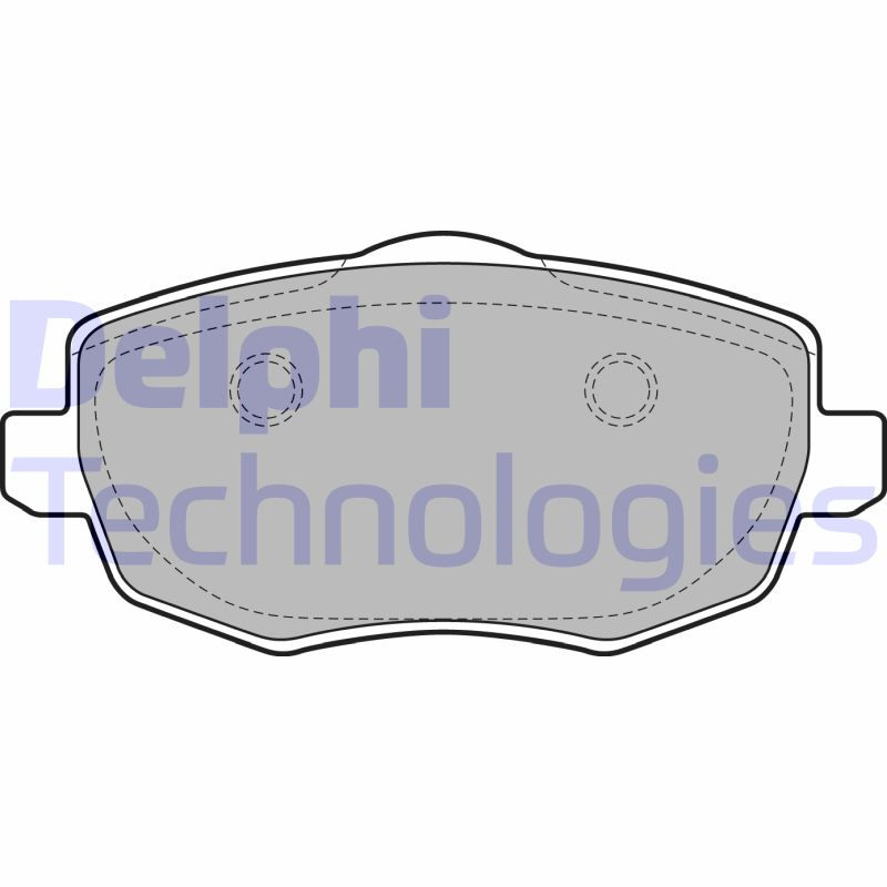 DELPHI Bremsbelagsatz, Scheibenbremse