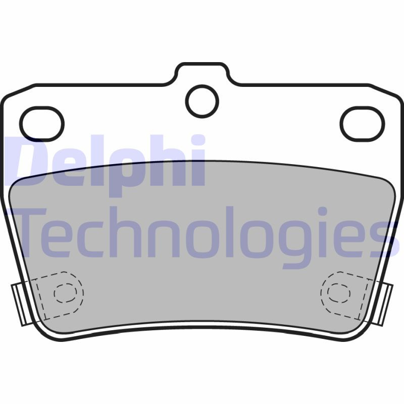 DELPHI Bremsbelagsatz, Scheibenbremse