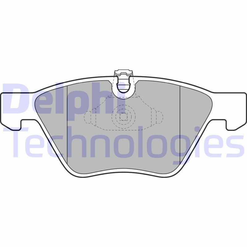 DELPHI Bremsbelagsatz, Scheibenbremse