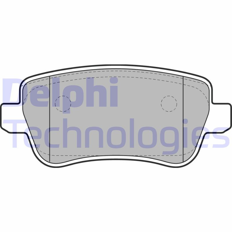 DELPHI Bremsbelagsatz, Scheibenbremse