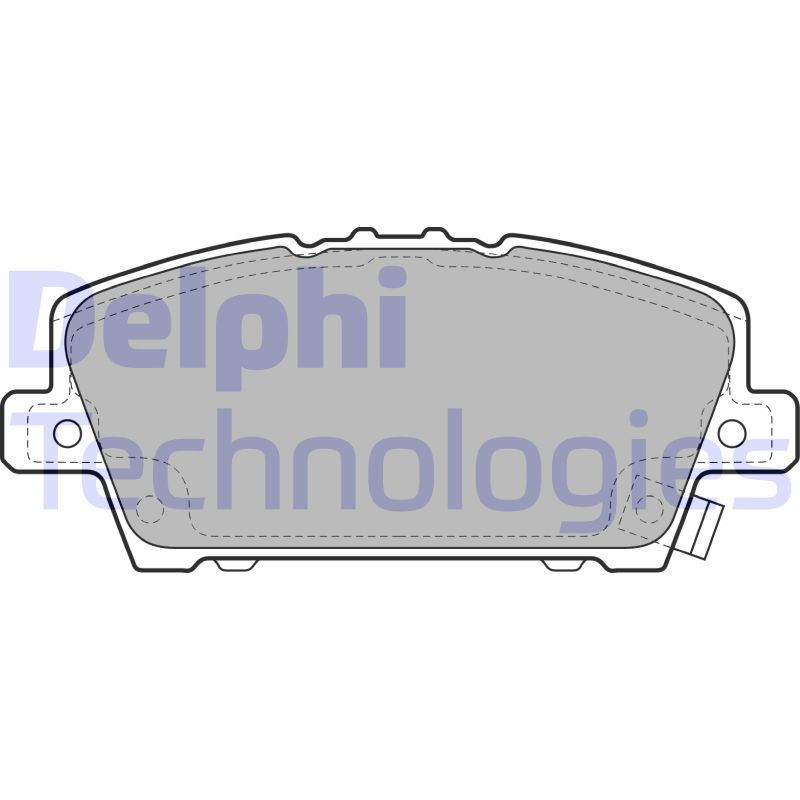 DELPHI Bremsbelagsatz, Scheibenbremse