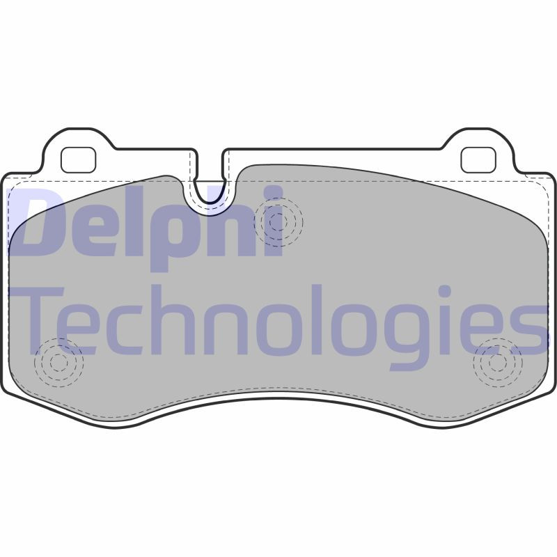 DELPHI Bremsbelagsatz, Scheibenbremse