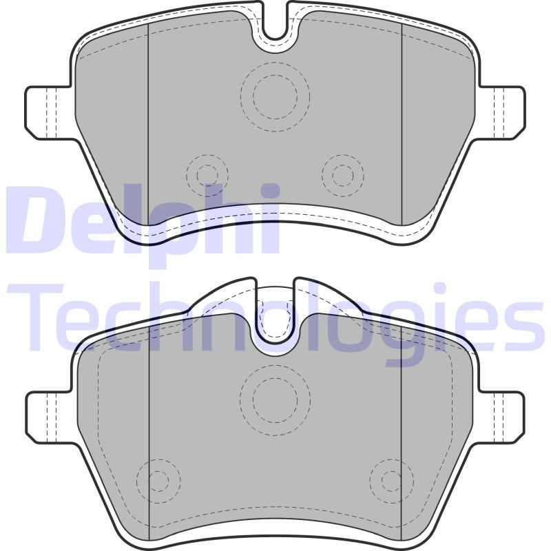 DELPHI Bremsbelagsatz, Scheibenbremse