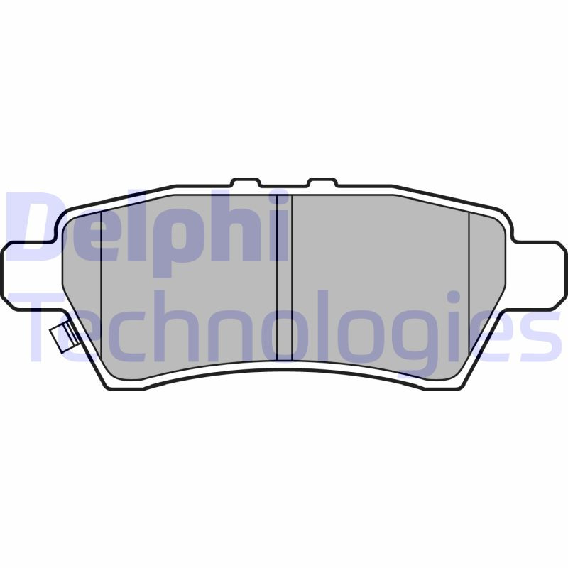 DELPHI Bremsbelagsatz, Scheibenbremse