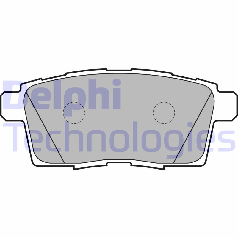 DELPHI Bremsbelagsatz, Scheibenbremse