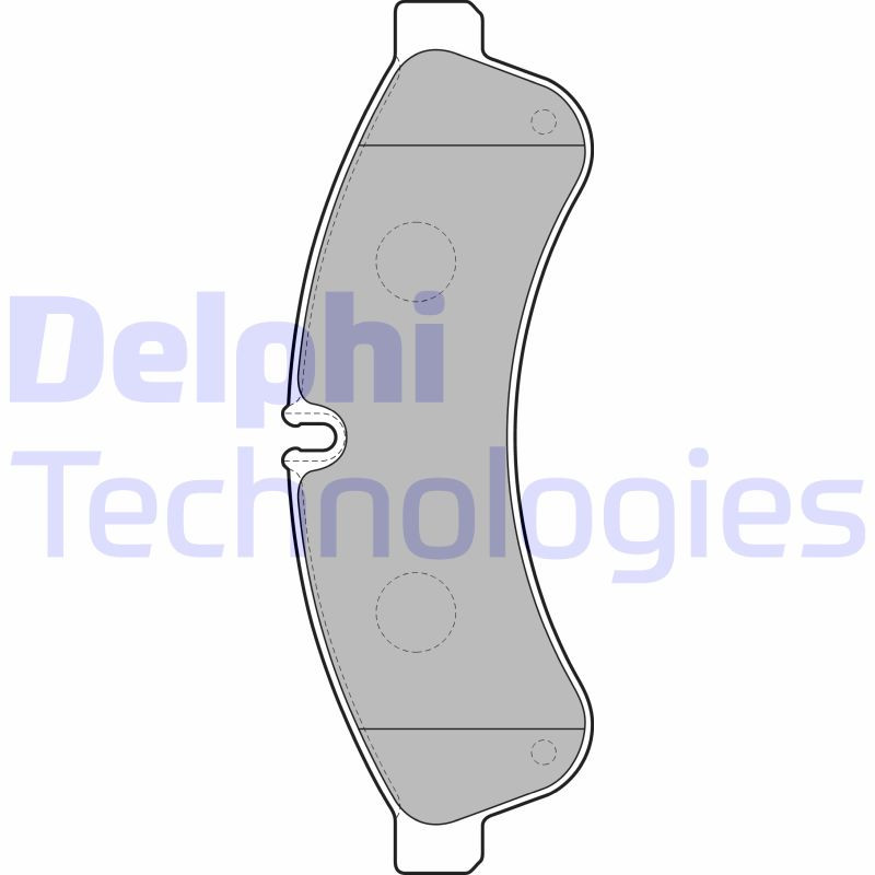 DELPHI Bremsbelagsatz, Scheibenbremse