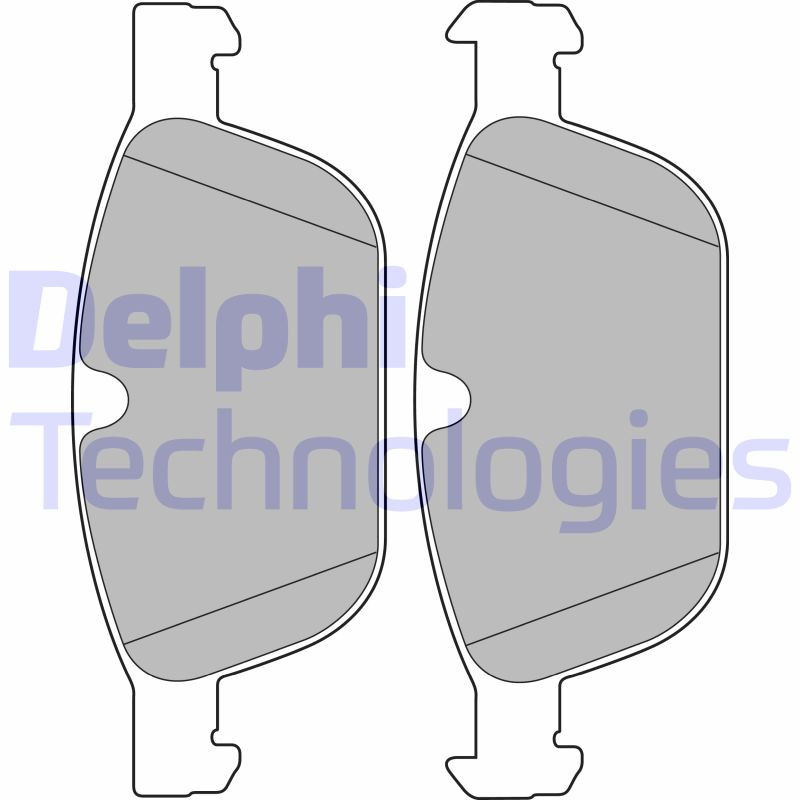 DELPHI Bremsbelagsatz, Scheibenbremse