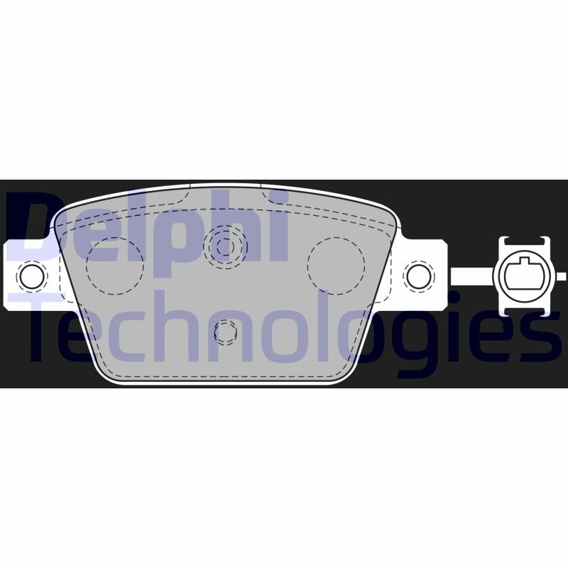 DELPHI Bremsbelagsatz, Scheibenbremse