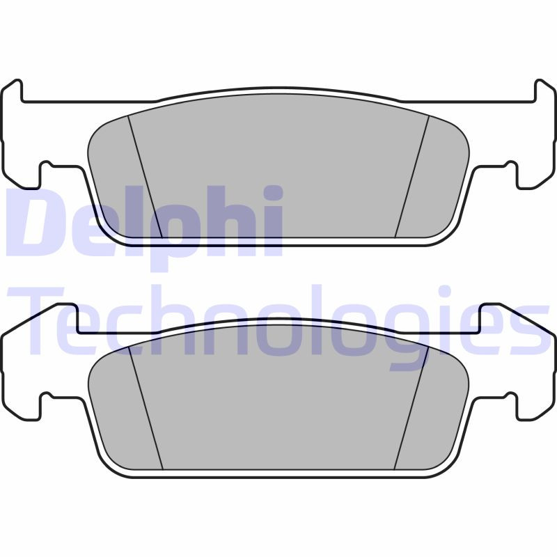 DELPHI Bremsbelagsatz, Scheibenbremse