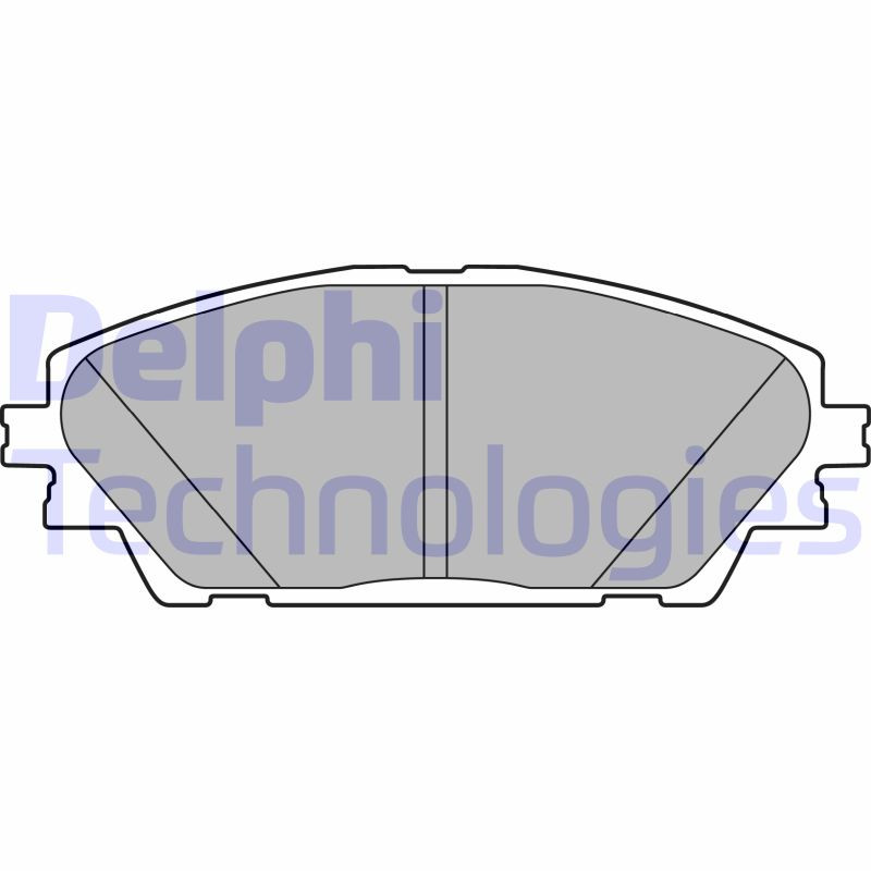 DELPHI Bremsbelagsatz, Scheibenbremse