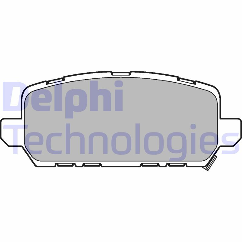 DELPHI Bremsbelagsatz, Scheibenbremse