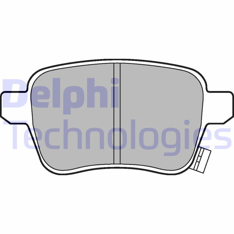 DELPHI Bremsbelagsatz, Scheibenbremse