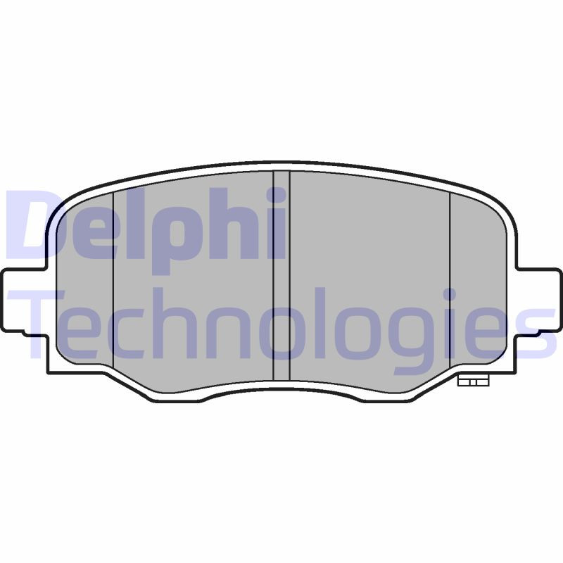 DELPHI Bremsbelagsatz, Scheibenbremse