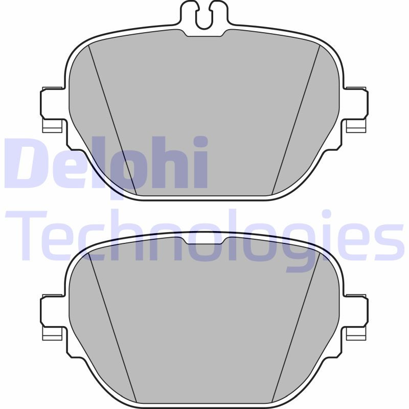DELPHI Bremsbelagsatz, Scheibenbremse