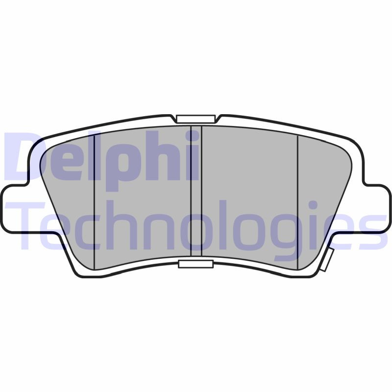DELPHI Bremsbelagsatz, Scheibenbremse