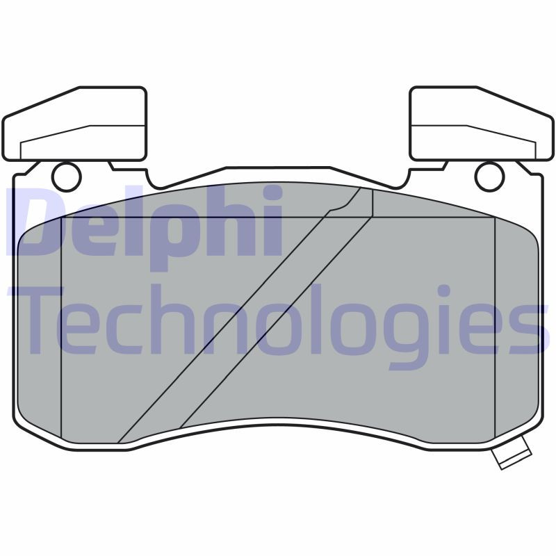DELPHI Bremsbelagsatz, Scheibenbremse