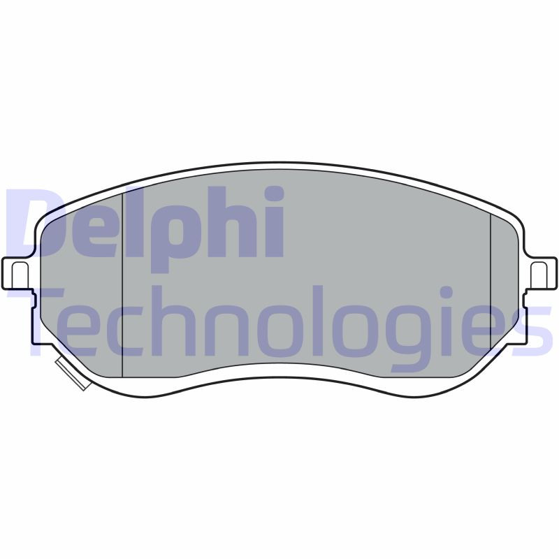 DELPHI Bremsbelagsatz, Scheibenbremse