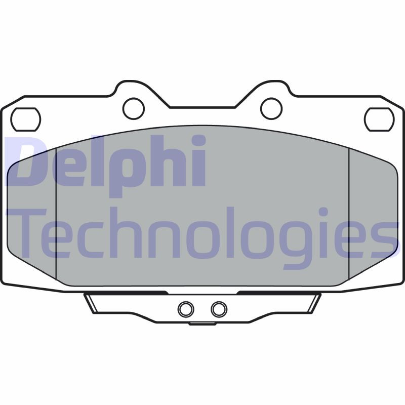 DELPHI Bremsbelagsatz, Scheibenbremse