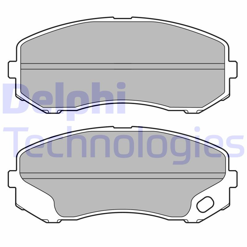 DELPHI Bremsbelagsatz, Scheibenbremse