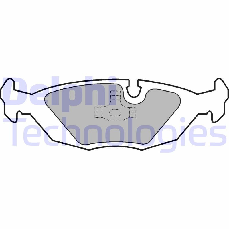 DELPHI Bremsbelagsatz, Scheibenbremse