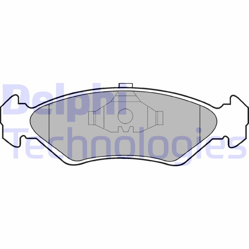 DELPHI Bremsbelagsatz, Scheibenbremse