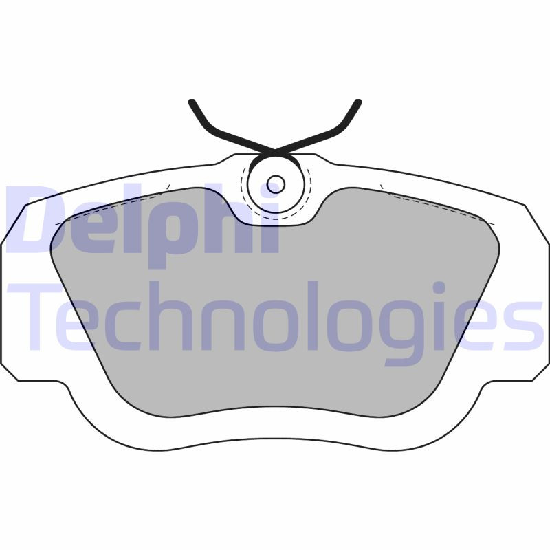 DELPHI Bremsbelagsatz, Scheibenbremse
