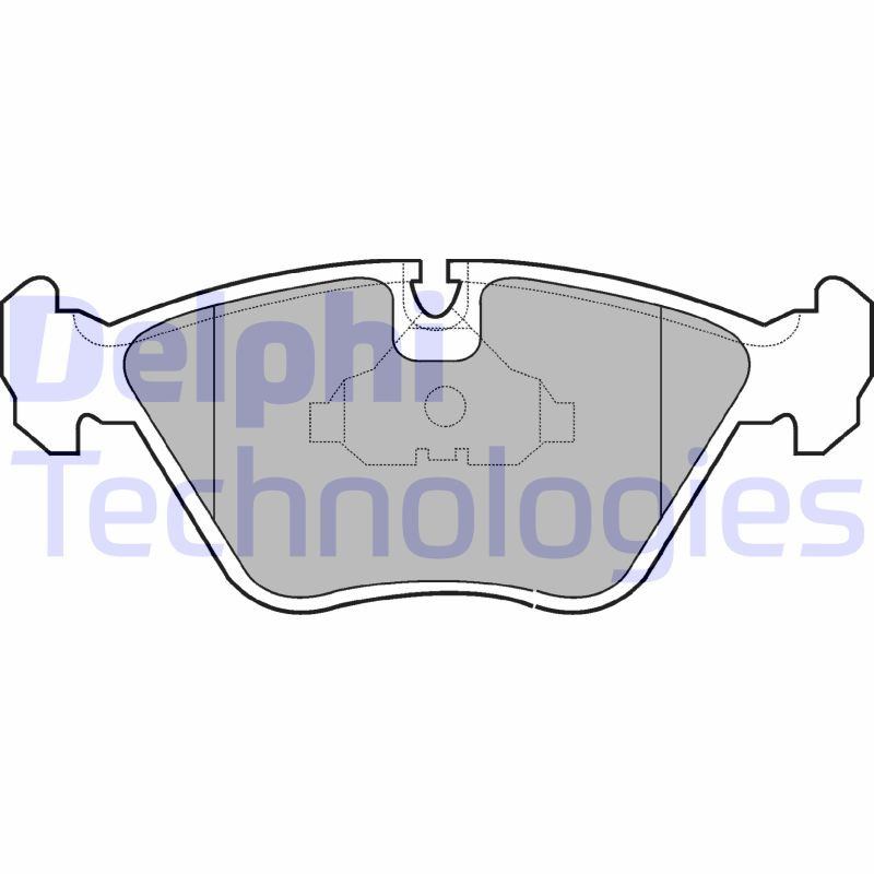 DELPHI Bremsbelagsatz, Scheibenbremse