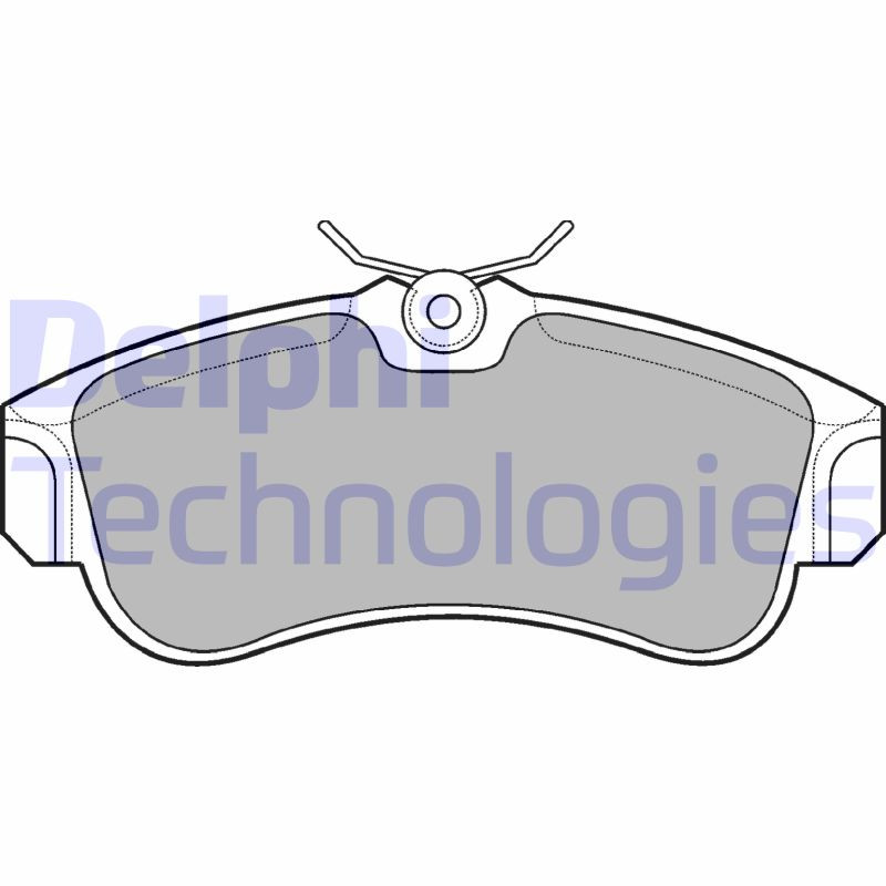 DELPHI Bremsbelagsatz, Scheibenbremse