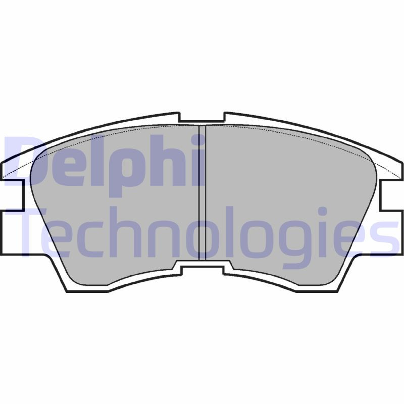 DELPHI Bremsbelagsatz, Scheibenbremse
