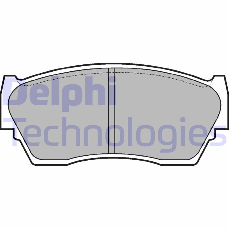 DELPHI Bremsbelagsatz, Scheibenbremse