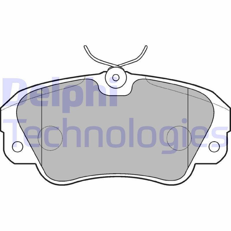 DELPHI Bremsbelagsatz, Scheibenbremse