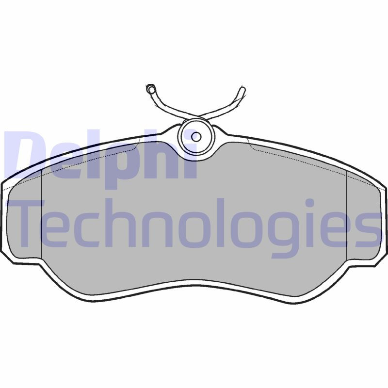DELPHI Bremsbelagsatz, Scheibenbremse