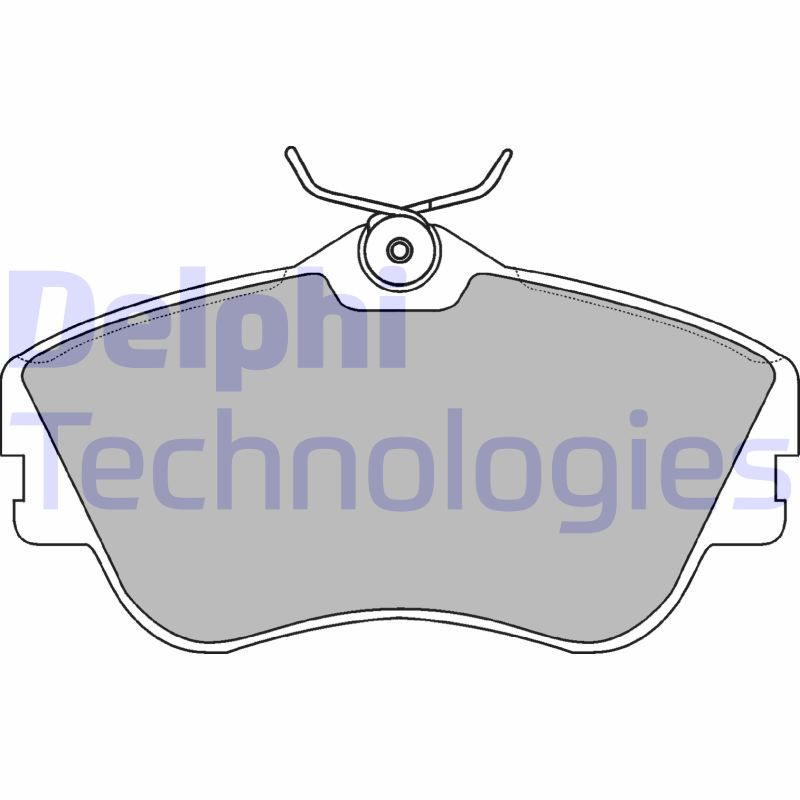 DELPHI Bremsbelagsatz, Scheibenbremse