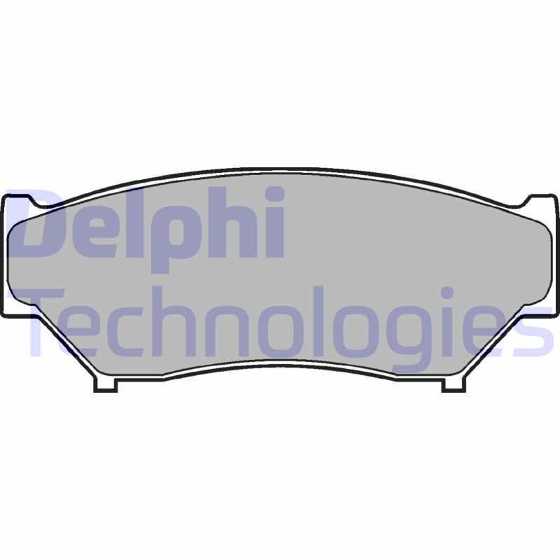 DELPHI Bremsbelagsatz, Scheibenbremse