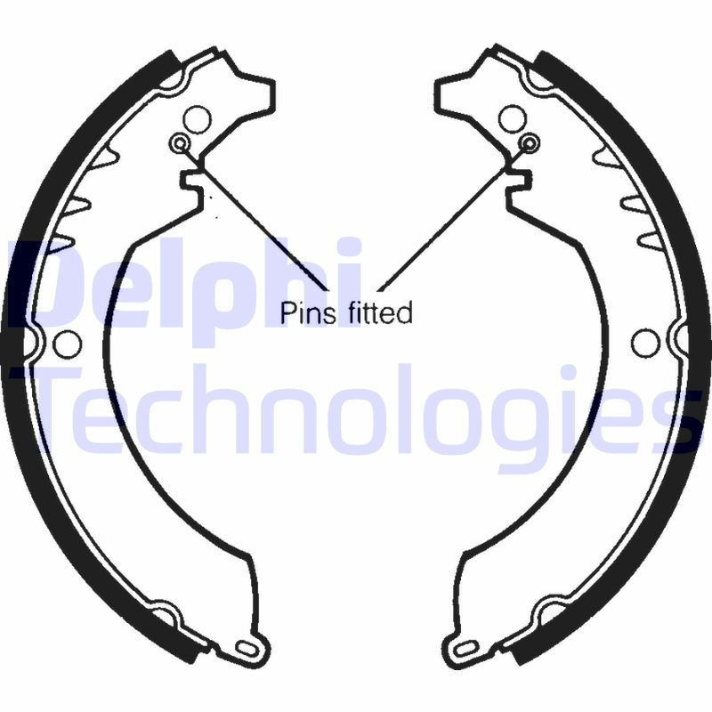 DELPHI Bremsbackensatz