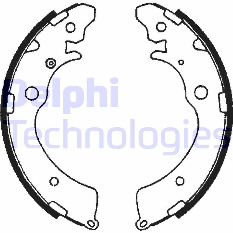 DELPHI Bremsbackensatz