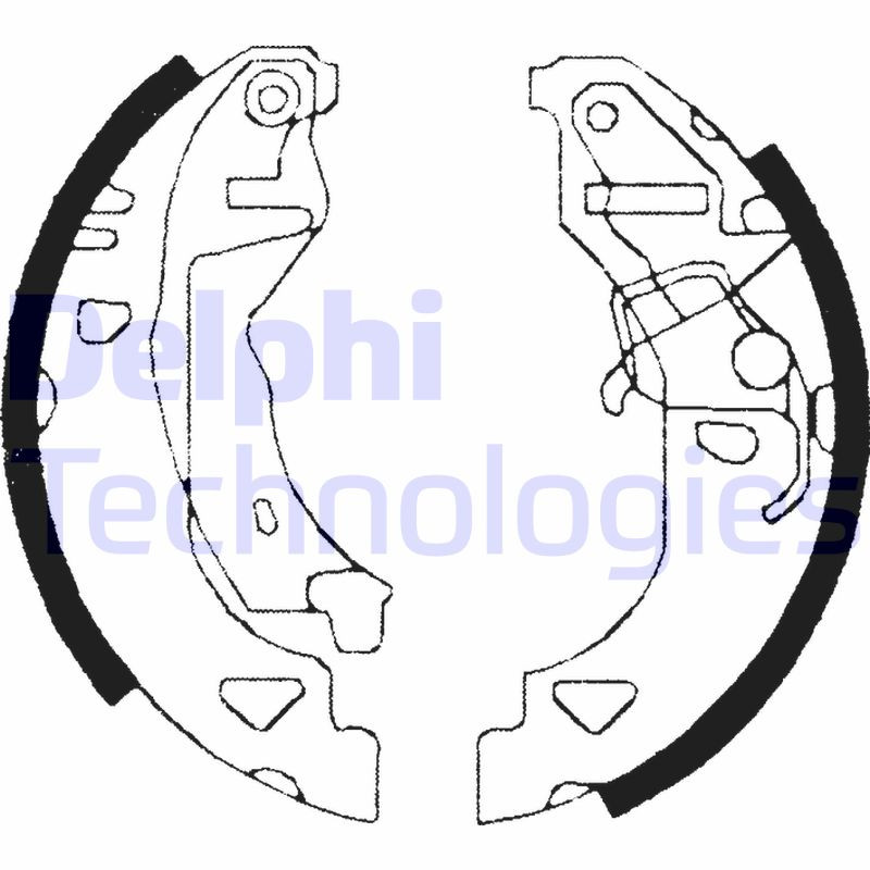 DELPHI Bremsbackensatz
