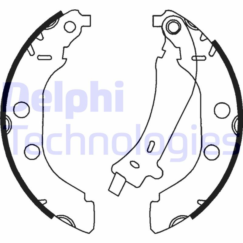 DELPHI Bremsbackensatz