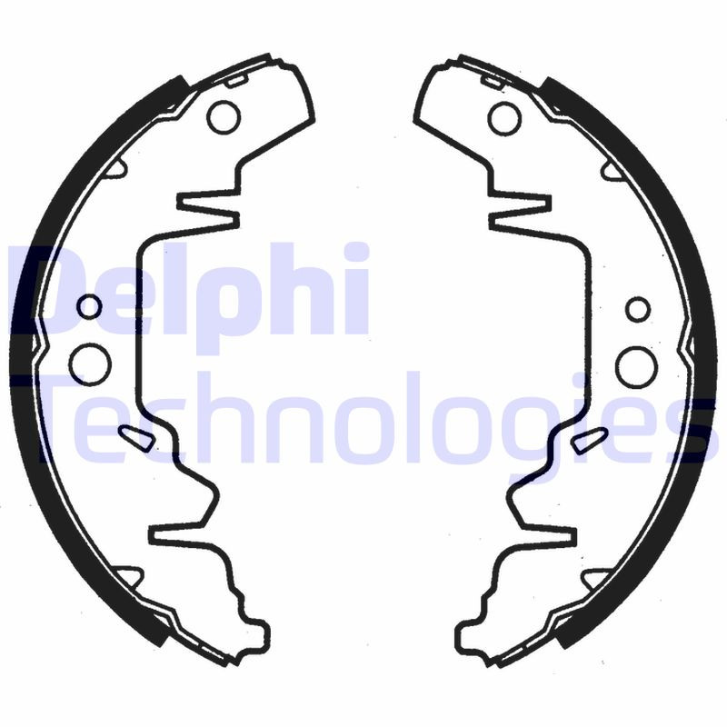 DELPHI Bremsbackensatz