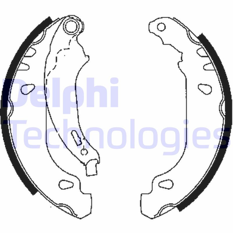 DELPHI Bremsbackensatz