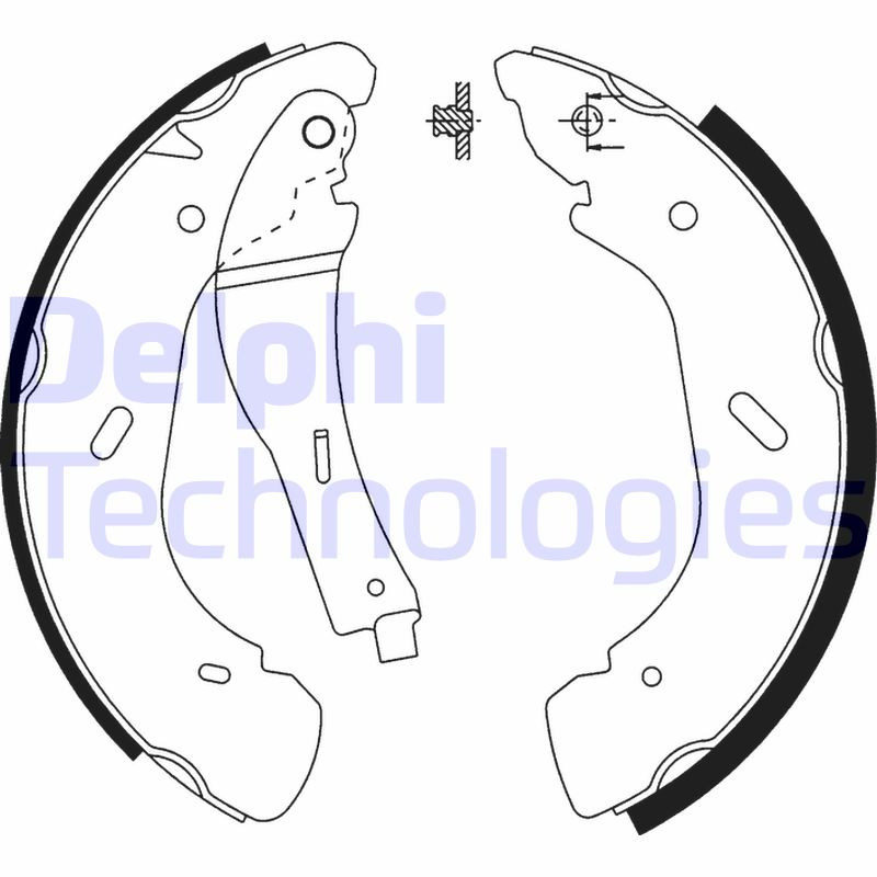 DELPHI Bremsbackensatz