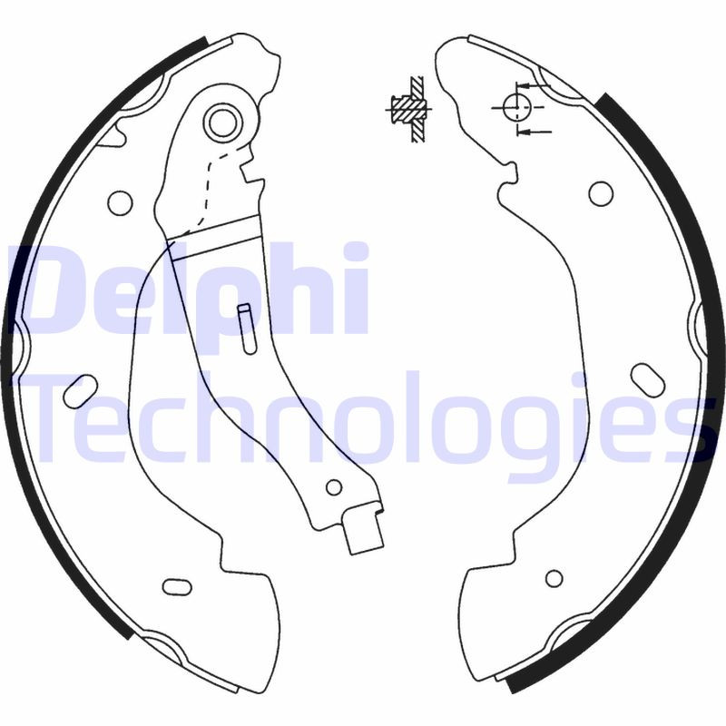 DELPHI Bremsbackensatz