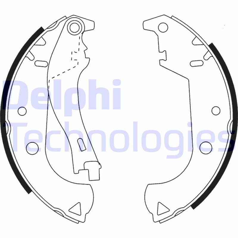 DELPHI Bremsbackensatz