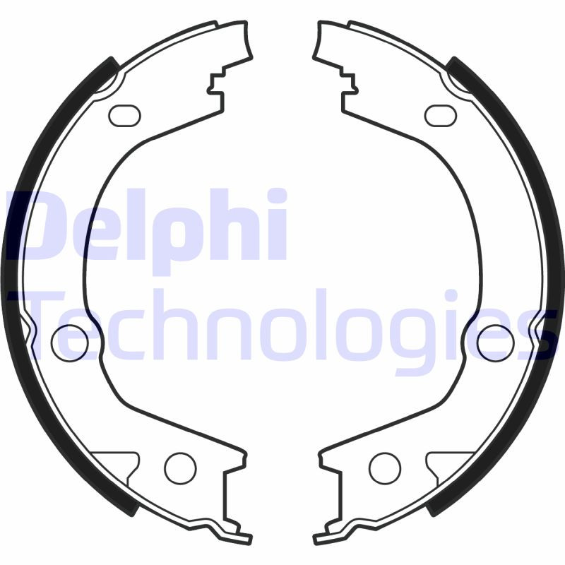 DELPHI Bremsbackensatz, Feststellbremse