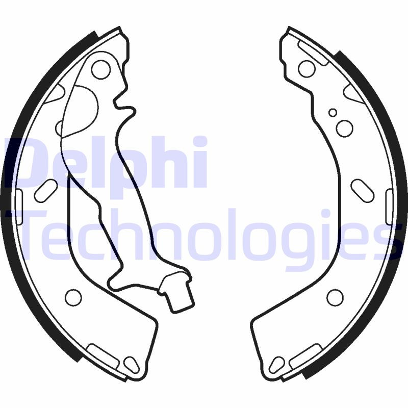 DELPHI Bremsbackensatz