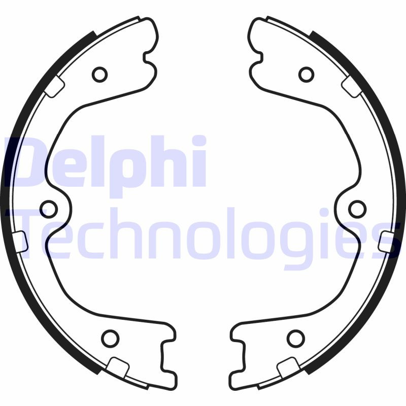 DELPHI Bremsbackensatz, Feststellbremse