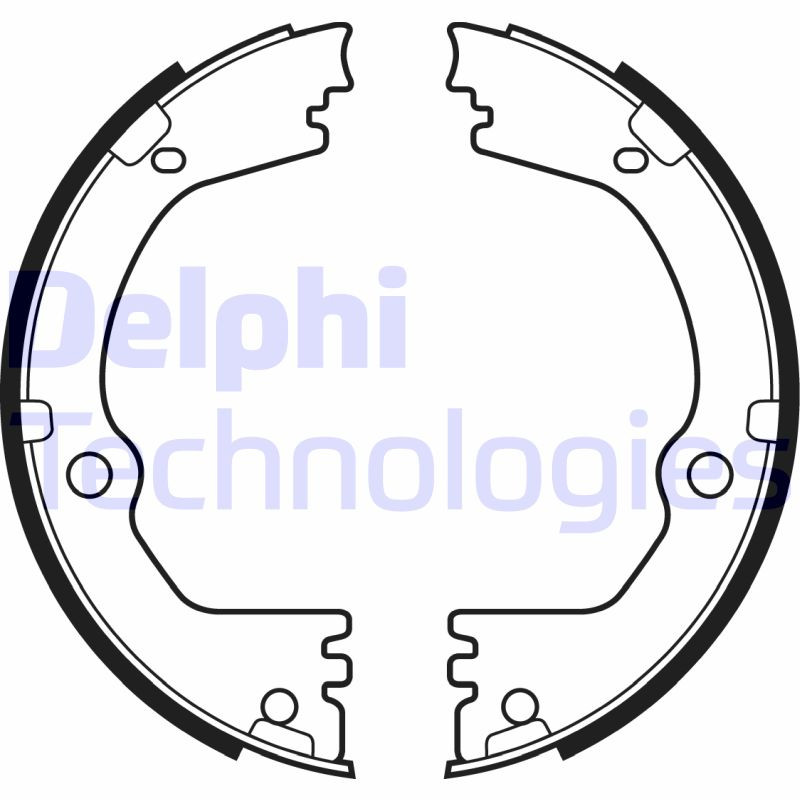 DELPHI Bremsbackensatz, Feststellbremse