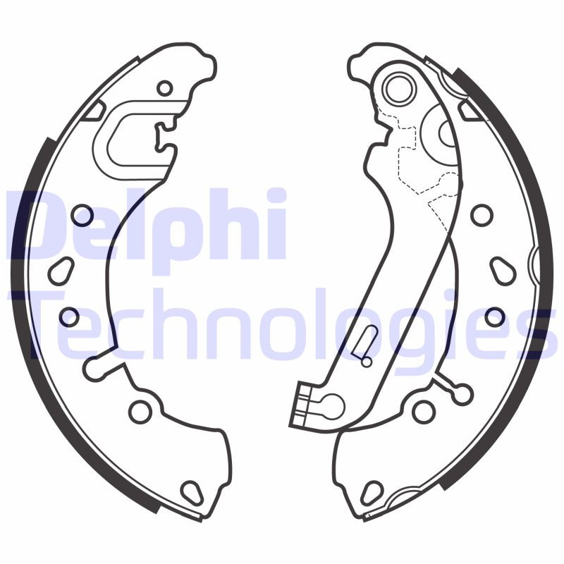DELPHI Bremsbackensatz