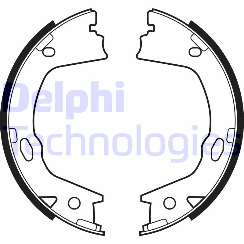 DELPHI Bremsbackensatz, Feststellbremse