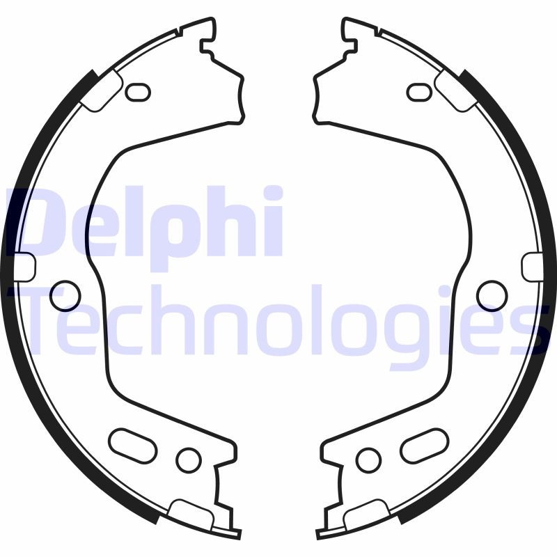 DELPHI Bremsbackensatz, Feststellbremse